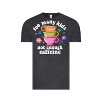 Vintage Black too many kids not enough caffeine Vintage Tee - JahusDesignShop