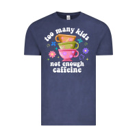 Vintage Denim too many kids not enough caffeine Vintage Tee - JahusDesignShop