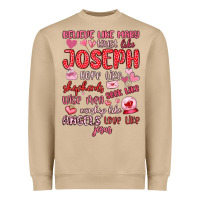 Mushroom believe like mary trust like joseph valentine s da Heavyweight Sweatshirt - MaliasSmallBusiness