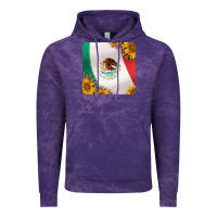 Cloud Purple mexican flag sunflowers and leopard coaster Vintage Hoodie - Jasminsmagicworld