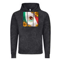 Vintage Black mexican flag sunflowers and leopard coaster Vintage Hoodie - Jasminsmagicworld