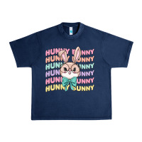 Navy hunny bunny Urban Heavy Tee - MaliasSmallBusiness