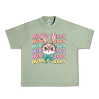 Oil Green hunny bunny Urban Heavy Tee - MaliasSmallBusiness