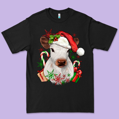 Christmas Heifer Premium Tee Designed By Jahusdesignshop