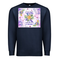 Navy i am allergic to stupidity Premium Sweatshirt - TumblerDesignByShophia