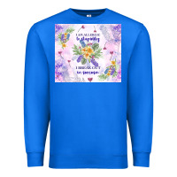 True Royal i am allergic to stupidity Premium Sweatshirt - TumblerDesignByShophia