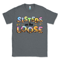 Charcoal Heather sisters on the loose Classic Tee - MaliasSmallBusiness