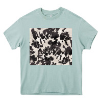 Arona black and white cowhide tumbler Heavy Core Tee - BarkalooDesign