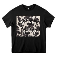 Black black and white cowhide tumbler Heavy Core Tee - BarkalooDesign