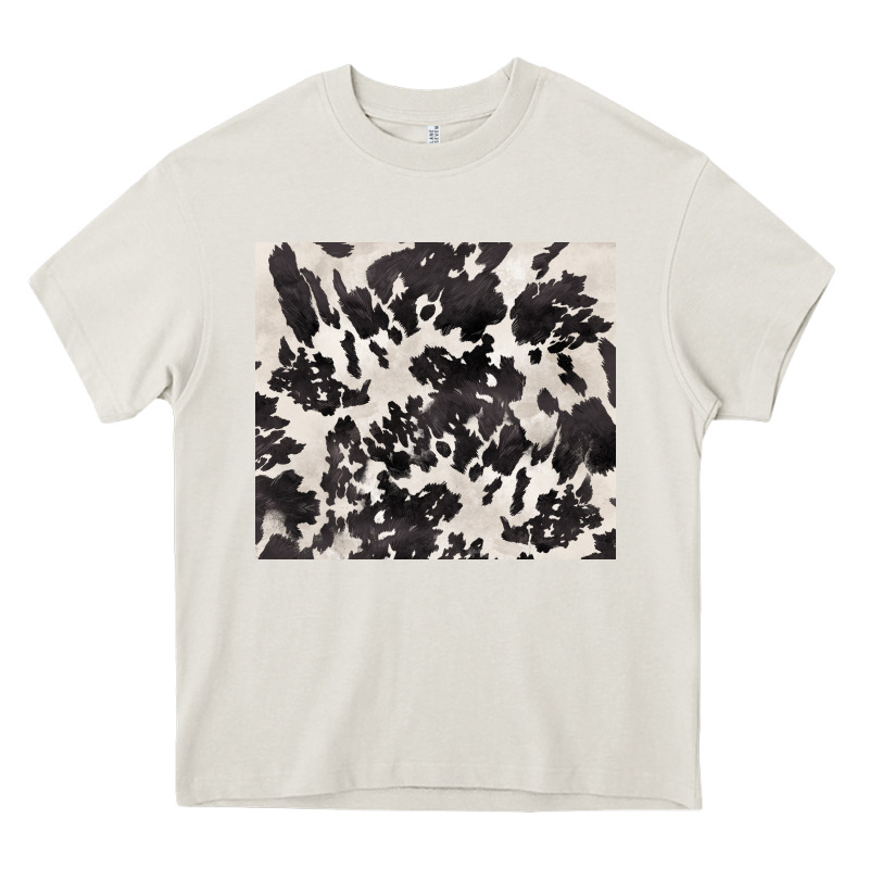 Black And White Cowhide Tumbler Heavy Core Tee by BarkalooDesign | Teevron