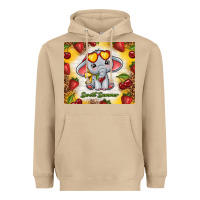 Mushroom sweet summer cute elephant Heavyweight Hoodie - TumblerDesignByShophia