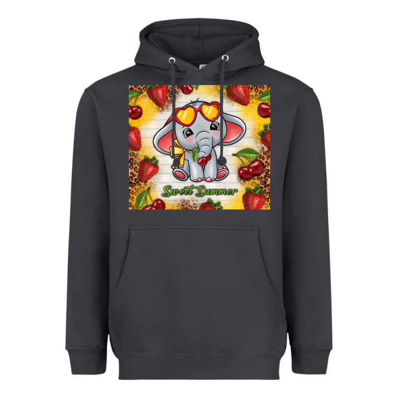 Sweet Summer Cute Elephant Heavyweight Hoodie by TumblerDesignByShophia | Teevron