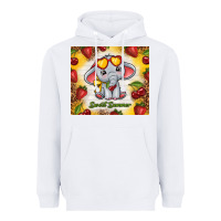 White sweet summer cute elephant Heavyweight Hoodie - TumblerDesignByShophia
