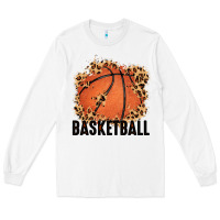 White custom name basketball Long Sleeve Tee - MaliasSmallBusiness
