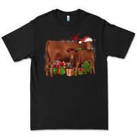 Black Christmas Gelbvieh Premium Tee - JahusDesignShop