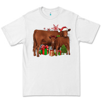 White Christmas Gelbvieh Premium Tee - JahusDesignShop