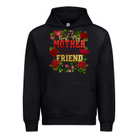 Black First my mother forever my friend Mother's Day Urban Hoodie - FaDigitalArtStudio