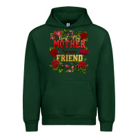 Forest Green First my mother forever my friend Mother's Day Urban Hoodie - FaDigitalArtStudio
