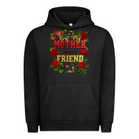 Pigment Black First my mother forever my friend Mother's Day Urban Hoodie - FaDigitalArtStudio