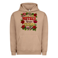Pigment Burro First my mother forever my friend Mother's Day Urban Hoodie - FaDigitalArtStudio