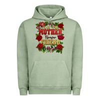 Pigment Oil Green First my mother forever my friend Mother's Day Urban Hoodie - FaDigitalArtStudio