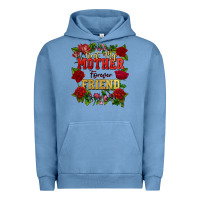Pigment Pebble Blue First my mother forever my friend Mother's Day Urban Hoodie - FaDigitalArtStudio