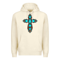 Sandshell gemstone leopard cross Premium Hoodie - JahusDesignShop