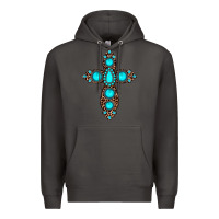 Smoke gemstone leopard cross Premium Hoodie - JahusDesignShop