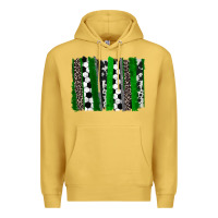 Antique Gold Soccer brushstroke Premium Hoodie - HowdyJamesFarm