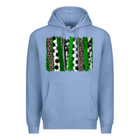 Colony Blue Soccer brushstroke Premium Hoodie - HowdyJamesFarm