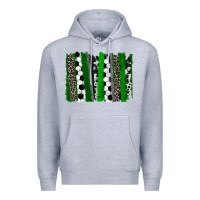 Heather Grey Soccer brushstroke Premium Hoodie - HowdyJamesFarm