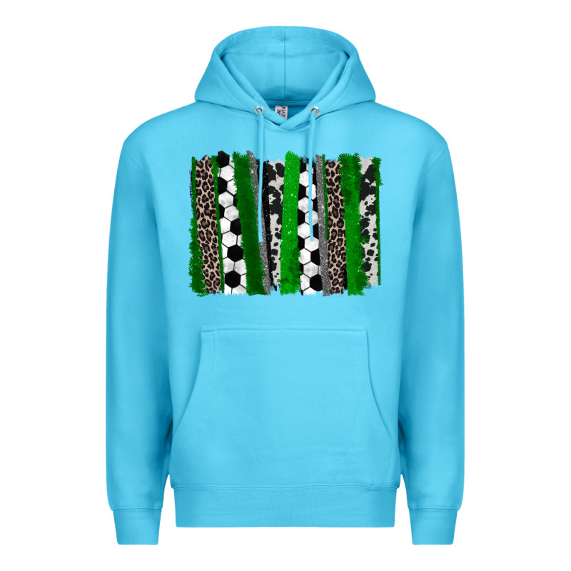 Soccer Brushstroke Premium Hoodie by HowdyJamesFarm | Teevron