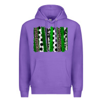 Purple Soccer brushstroke Premium Hoodie - HowdyJamesFarm