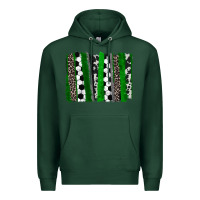 Sports Green Soccer brushstroke Premium Hoodie - HowdyJamesFarm