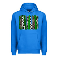 True Royal Soccer brushstroke Premium Hoodie - HowdyJamesFarm
