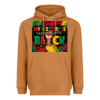 Meerkat my history is black Heavyweight Hoodie - TumblerDesignByShophia