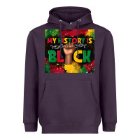 Plum my history is black Heavyweight Hoodie - TumblerDesignByShophia