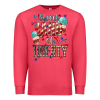 Cardinal Sweet land of liberty 4th of july Premium Sweatshirt - HowdyJamesFarm
