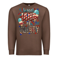 Chestnut Sweet land of liberty 4th of july Premium Sweatshirt - HowdyJamesFarm