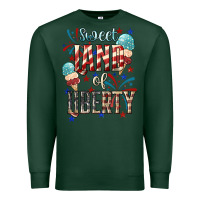 Sports Green Sweet land of liberty 4th of july Premium Sweatshirt - HowdyJamesFarm