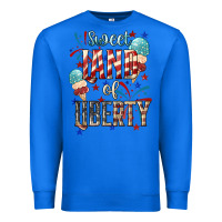 True Royal Sweet land of liberty 4th of july Premium Sweatshirt - HowdyJamesFarm