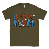 Army Green football mom Classic Tee - MaliasSmallBusiness