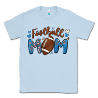 Dusty Blue football mom Classic Tee - MaliasSmallBusiness
