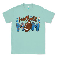 Seafoam football mom Classic Tee - MaliasSmallBusiness
