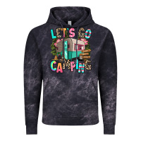 Cloud Black let's go camping Vintage Hoodie - RanaPortraitStore