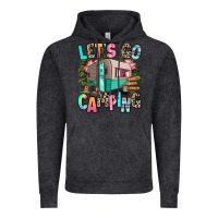 Vintage Black let's go camping Vintage Hoodie - RanaPortraitStore