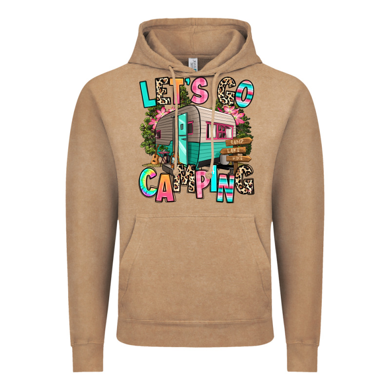 Let's Go Camping Vintage Hoodie by RanaPortraitStore | Teevron