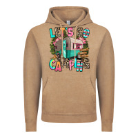 Vintage Coffee let's go camping Vintage Hoodie - RanaPortraitStore