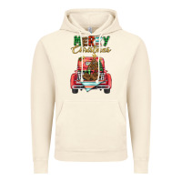 Vintage Artic merry christmas truck Vintage Hoodie - BarkalooDesign