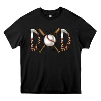 Black dad baseball Heavy Core Tee - RacoonDesign